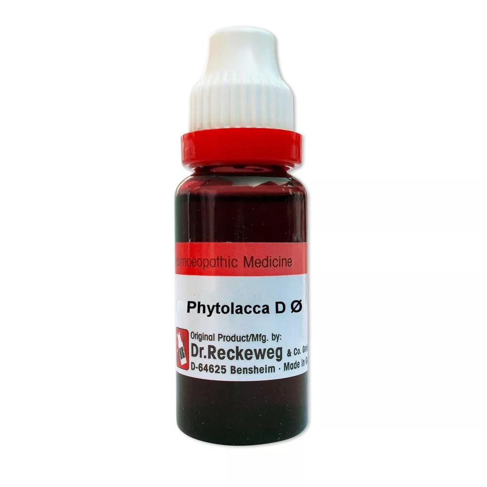 Dr Reckeweg Phytolacca Decandra Mother Tincture Q 20ml