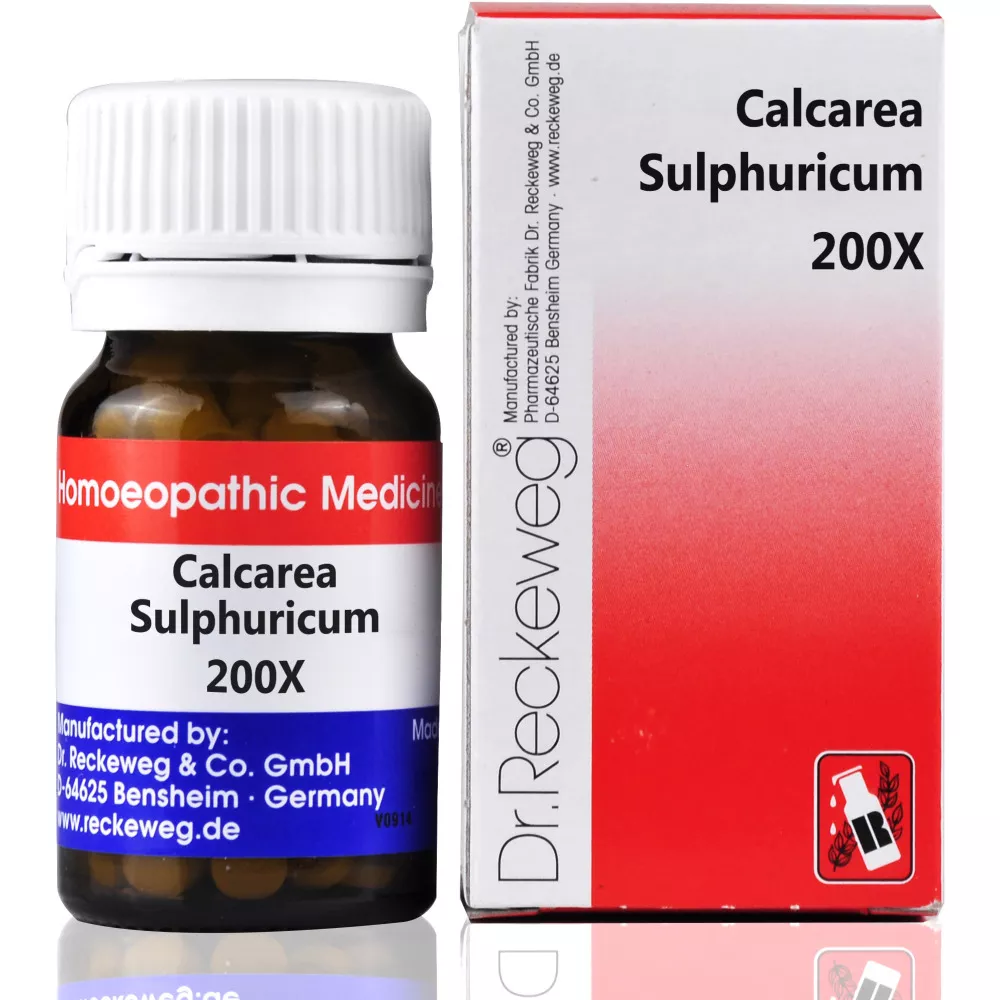 Dr Reckeweg Calcarea Sulphuricum 200X Biochemic Tabs 20gm