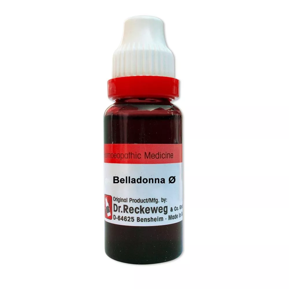 28-1-1000 Dr Reckeweg Belladonna Mother Tincture Q 20ml - Image 1