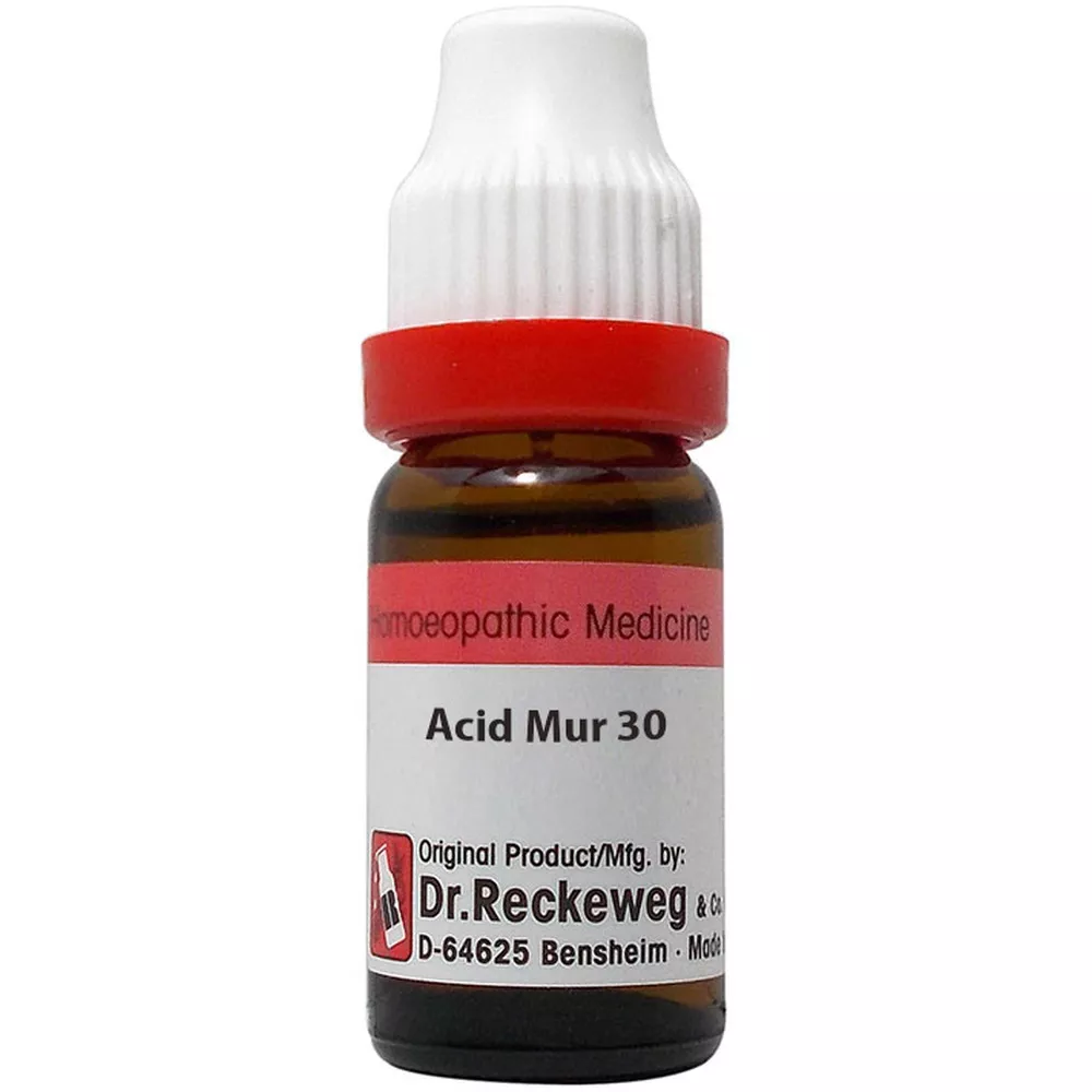 3630-1-1000 Dr Reckeweg Acid Muriaticum Dilution 30 CH (11ml) - Image 1
