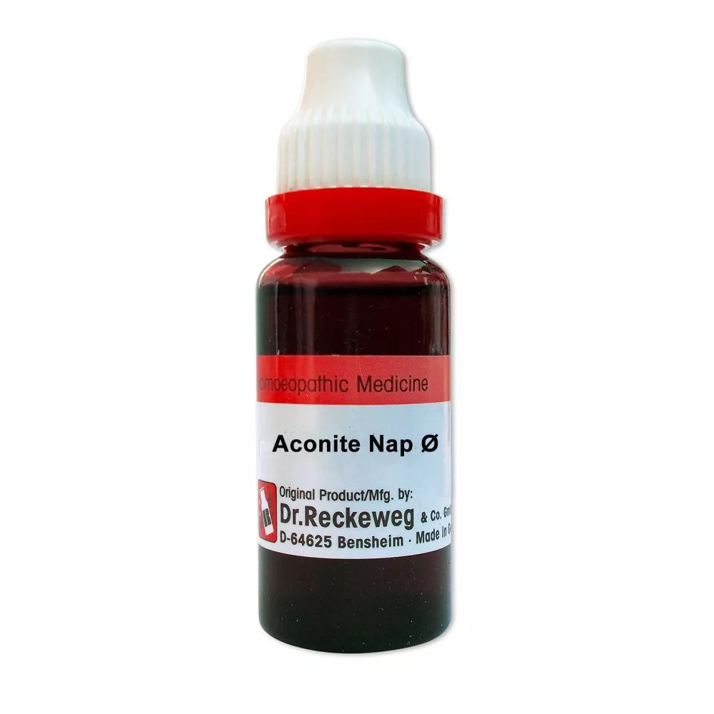 Dr Reckeweg Aconite Napellus Mother Tincture Q 20ml