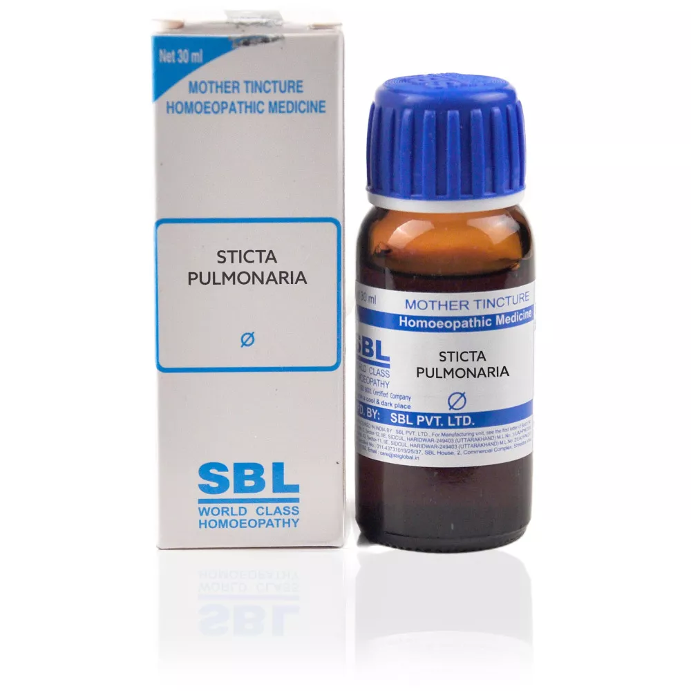 SBL Homeopathy Sticta Pulmonaria Mother Tincture Q 30ml